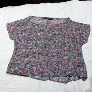 Patterson kinkade womens sheer colored top